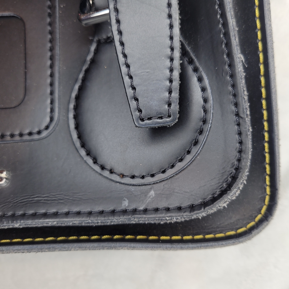 Dr. Marten's Black Satchel Bag Purse - Picture 4 of 13